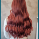 Haarkur Lange rote Haare